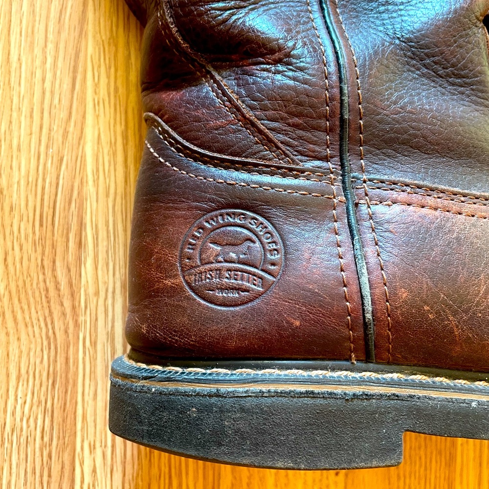 Red Wing Shoes Brown Leather Boots
